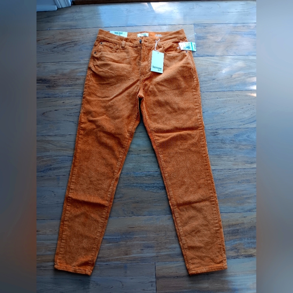 Orange Corduroy Pants
